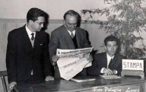 Lucera - Preziuso Dott. Gennaro (a sx), l'ing. Colabella ed Antonio Di Muro - Foto di Antonio Iliceto