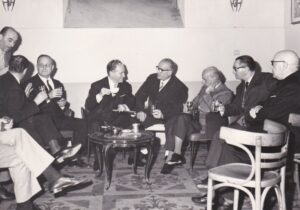 Lucera - Circolo Unione 1960 - M. Miano, preside Soccio, G. Bizzarri, G. Mastrolilli, preside Grasso, D. Papa