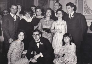 Lucera - Circolo Unione 1967 - Festa di S. Silvestro - A sinistra: Anna Romice, Nicola Mainieri e Diana Romice