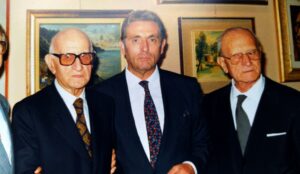 Lucera - Circolo Unione 1980 - Prof. Sansone, Presidente Bizzarri e Preside Soccio