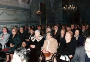Lucera - Circolo Unione anni 2000 -Conferenza del-Vescovo di Lucera Mons. Francesco Zerrillo, da sinistra coniugi Bredice, Sig.ra Cavalli,-Sig.ra Pizzuto, Sig.ra Mastrolilli