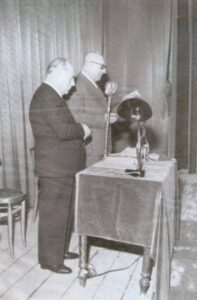 Lucera - Circolo Unione 1960 - Centenario del Circolo Unione - Pres. Avv. Raffaele Giubileo e il Prof. Riccardo Del Giudice