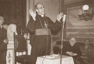 Lucera - Circolo Unione 1962 - Mons. Paolo Carta Vescovo di- Foggia ex Cappellano Maggiore presso l'Accademia militare di Modena