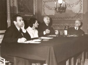 Lucera - Circolo Unione 1968 - Conferenza e dibattito sul divorzio - Relatori Anna Cavalli Prignano con. Stefano Cavaliere e l'avvocato Iannarelli, Giuseppe Mastrolilli