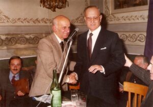 Lucera - Circolo Unione 1980 - Presentazione del volume 'Lucera minore' del Preside Pasquale Soccio - Relatore Prof. Riccardo Del Giudice - Giudice Mastrolilli e Preside Soccio