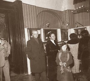 Lucera - Circolo Unione 1980 - Festa degli auguri - Avv. Prignano, consorte Mina Prignano Cavalli e figlia
