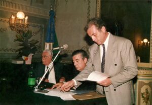 Lucera - Circolo Unione 1990 - Dr. Ettore Mezzino, Dr. Gaetano Gifuni, Vincenzo Bizzarri