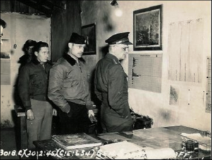 Lucera - 32nd Bomb Squadron 301st Bomb Group - Gen. Spaatz 20-02-1945 -Collection of Freeman B. Anderson