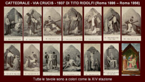 Lucera - Basilica Cattedrale 1937 - Via Crucis