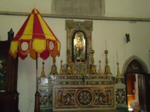 Lucera - Basilica Cattedrale - Pallio del Capitolo , era un antico privilegio di cui solo alcune chese potevano fregiarsi - Foto di Antonio Iliceto