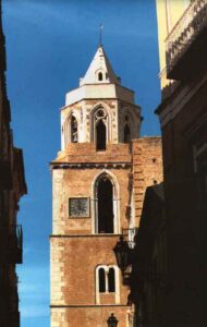 Lucera - Basilica Cattedrale anni 70 - Campanile