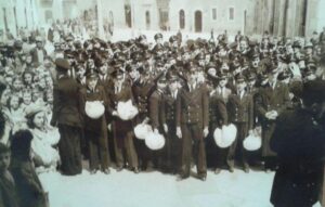 Lucera - Cerimonia del dono della lana da parte dei Convittori 1941