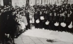 Lucera - Cerimonia del dono della lana da parte dei Convittori 1941