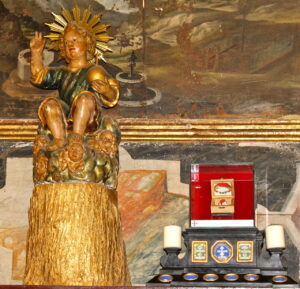 Lucera - Chiesa del SS Salvatore e Convento di San Pasquale - Reliquia della Sacra Roccia della Grotta di Bethlehem