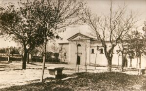 Lucera - Chiesa del SS Salvatore e Convento di San Pasquale anni 30
