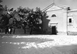 Lucera - Chiesa del SS Salvatore e Convento di San Pasquale anni 80