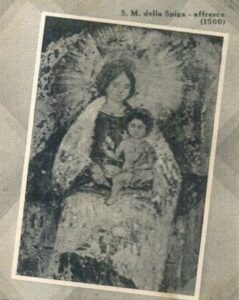 Lucera - Chiesa della Madonna della Spiga anni 30 - Madonna dela Spiga