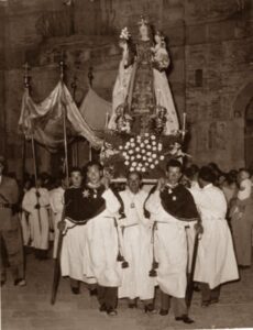 Lucera - Chiesa di Santa Maria del Carmine 1956 - Processione del Carmelo - Foto di Don Michele Tangi