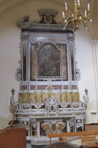 Lucera - Chiesa di Santa Maria del Carmine - Altare della Beata Vergine della Misericordia (Patronato Arciconfr, S. Maria della Misericordia) 1772-87