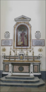 Lucera - Chiesa di Santa Maria del Carmine - Altare di San Gregorio oggi della B. V. del Carmine 1839