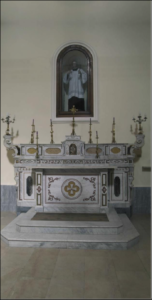 Lucera - Chiesa di Santa Maria del Carmine - Altare di San Luigi Gonzaga 1921