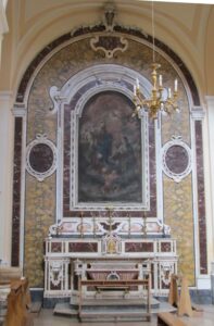 Lucera - Chiesa di Santa Maria del Carmine - Altare di Santa Teresa d'Avila (Patronato Lombardo) 1767-68