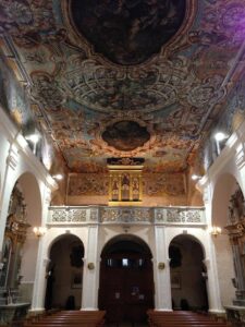 Lucera - Chiesa di Santa Maria della Pietà - Soffitto ligneo con tele (sec. XVII-XVIII) - Foto fornita da Antonio Iliceto