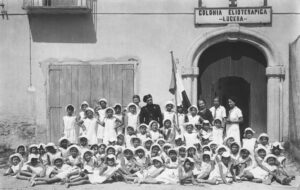 Lucera - Colonia Elioterapica - Refettorio, anni 30 - Foto fornita da Arnaldo Padovano