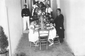 Lucera - Colonia Elioterapica - Refettorio, anni 30 - Foto fornita da Arnaldo Padovano