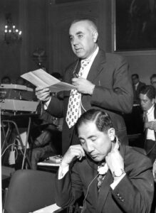 Lucera - Palumbo Luigi, ingegnere chimico al Congresso International Le Coke en siderurgie - Charleroi 1973