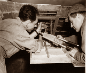 Lucera - T Sgt. Joseph A. Papin -L demo-a blind riverter he and Cpl. Artur Barton developed to replace The Cherry G 10 hand gun rivert