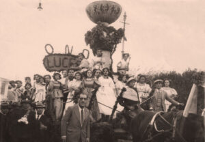 Lucera - VII Festa dell'Uva a Foggia - 1 Premio Assoluto Stendardo d'Onore, Diploma di Medaglia d'Oro e Lire 300 - 4 ottobre.1936
