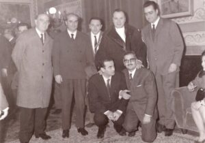 Lucera - Circolo Unione anni 70 - Colabella, Niceforo, Cinquia, Boccassini ed altri