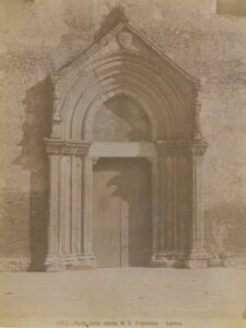 Lucera - Chiesa di San Francesco fine 800 - Foto di Gianni Mentana