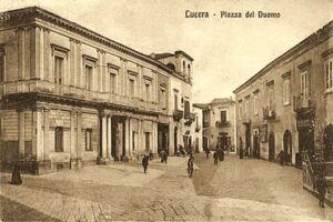 Lucera - Palazzo Cavalli primi 900 - Piazza Duomo