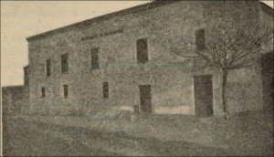 Lucera - Chiesa di Santa Maria di Costantinopoli (S. Anna) e Convento dei Cappuccini (Ricovero San Giuseppe di Maria de Peppo Serena) 1900