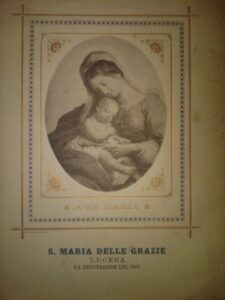 Lucera - Chiesa della Madonna delle grazie (vecchia) primi 1900 - Santa Maria delle Grazie