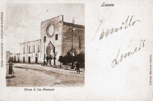 Lucera - Chiesa di San Francesco anni 20