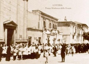 Lucera - Chiesa della Madonna delle grazie (vecchia) anni 20