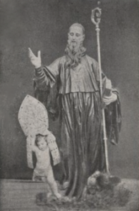 Lucera - Chiesa di Santa Caterina 1937 - San Benedetto da Norcia