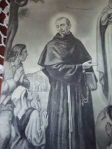 Lucera - Chiesa di San Francesco - Cartolina del Padre Maestro nell'anno della Beatificazione il 15 aprile 1951 - Foto di Antonio Carbone