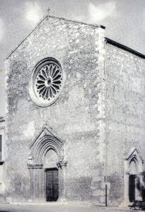 Lucera - Chiesa di San Francesco anni 60