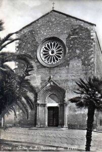 Lucera - Chiesa di San Francesco anni 60