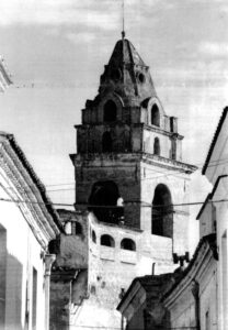 Lucera - Chiesa di Santa Caterina anni 60 - Il campanile