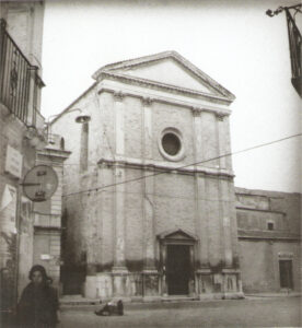 Lucera - Chiesa della Madonna delle grazie (vecchia) anni 60