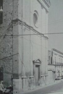 Lucera - Chiesa della Madonna delle grazie (vecchia) 1970