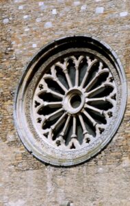Lucera - Chiesa di San Francesco 1977 - Rosone