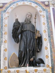 Lucera - Chiesa di Santa Caterina - San Benedetto da Norcia