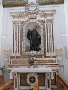Lucera - Chiesa di Santa Caterina - San Benedetto da Norcia