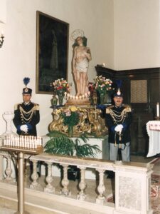Lucera - Chiesa di Santa Lucia - Festa di S. Sebastiano, Patrono dei Vigili